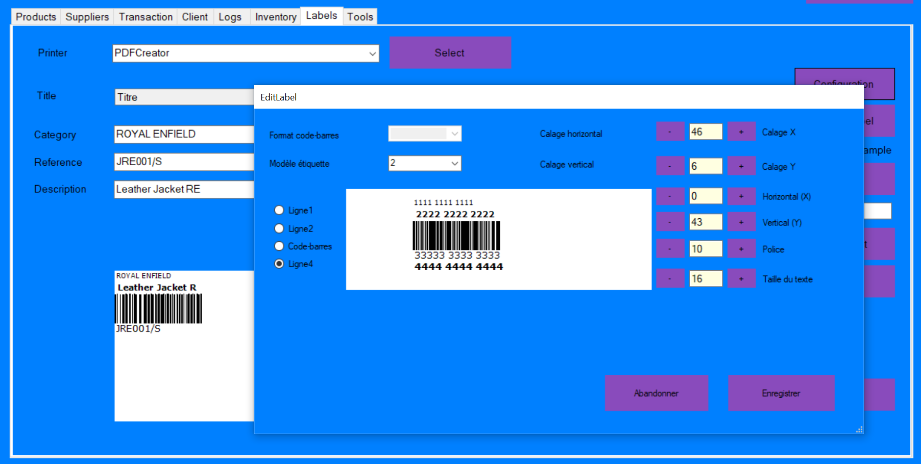 barcode-label-editor